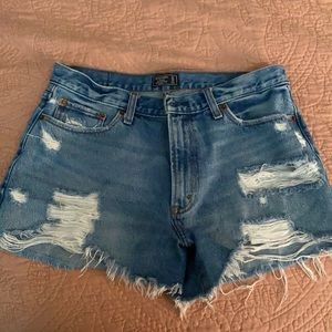 High waist Jean shorts